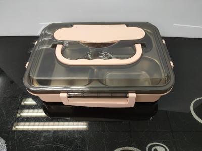 1 stainless steel lunch box insulated lunchbox portable boxes suit men and women workers for 3 students