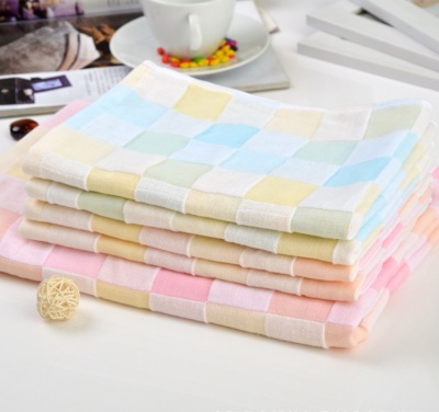 Factory Direct Sales Double-Layer Gauze Cotton Bath Towel Adult Baby Water-Absorbing Quick-Drying Bath Towel Daily Necessities Bath Towel Wholesale