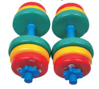 Fitness weight lifting dumbbells and colorful jinsu combination dumbbell sporting goods