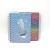 Promotional gift shiny glitter unicorn mermaid hollow coil special notebook