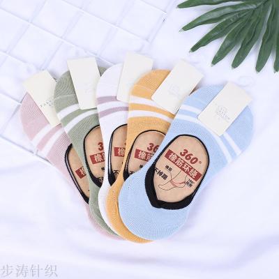 Foreign trade hot style Japan and the United States pure cotton breathable deodorant sweat absorption female socks
