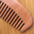 Natural log Common Peach wood comb, fine translated wide teeth wide comb massage comfortable Health easy to carry