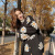 2020 Spring and Autumn Women's Wear little Daisy Knit Cardigan Women's Korean Version round neck languid style loose versatile sweater Women's Coat