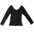 Women's Long Sleeved Autumn Winter Thin Single Top skin tone bodice warm underwear