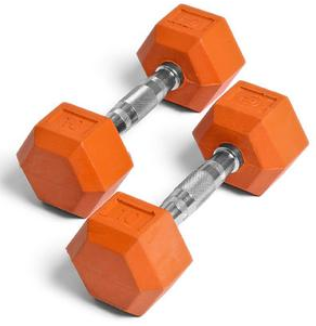 Fitness Dumbbell Hexagonal TPU Fixed Dumbbell