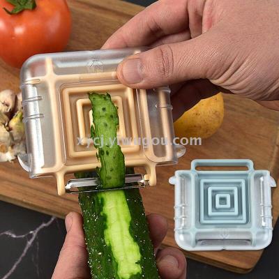 Manufacturers direct stainless steel peeler multi - functional gourd grater three in one creative grater kitchen grater
