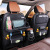 Car Trash Can Car Storage Multifunctional Car Seat Back Storage Bag Leather Seat Storage Shopping Bags Car Supplies