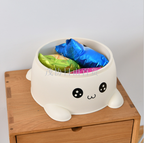 creative plastic stool shoes changing round stool thick non-slip bathroom home bench cute cartoon child storage stool
