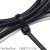 Cable tie New Material Industrial Quality 16 \\\" Black UV resistant Weather 250 LB Zipper tie