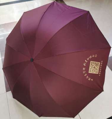The Customized logo gift umbrella with three folding sun umbrella for women and men