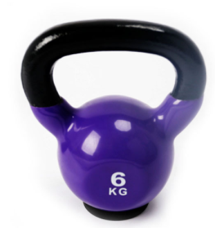 Weight Lifting Fitness Dumbbell with Base Plastic Dipping Kettle-Bell Arm Strength Exercise