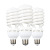 Medium and Large Semi-Screw Pure Three Primary Colors Energy-Saving Lamp 68 Outsourcing Energy-Saving Bulb 45W 65W 85W