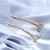 Mermaid Rhinestone Side Barrettes Adult Hair Top Clip Word Clip Bangs Simple Graceful Hair Clip Headdress South Korea