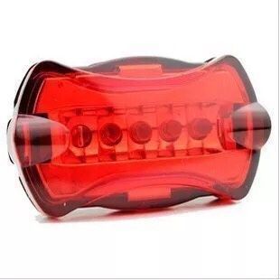 Bicycle Light Red Butterfly Taillight 5led Super Bright Taillight Bicycle Riding Taillight Mountain Bike Warning Light