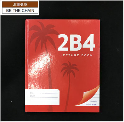 2B4 notebook exercise book European and American student notebook diary 94 leaves 188pages 7mm ruled AF-2625
