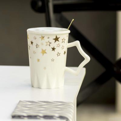 Star of the Stars ceramic mug trace gold mug coffee mug water mug..