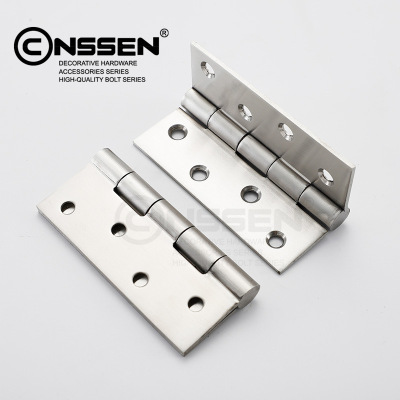 CONSSEN stainless steel welding head 3 \\ \"4 \\\" 5 \\ \"flat open hinge wood feel thickened hinge welded flat open hinge