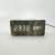 LED wood Marbling wood Clock Clock Creative Digital clock acoustic electronic alarm clock 1299