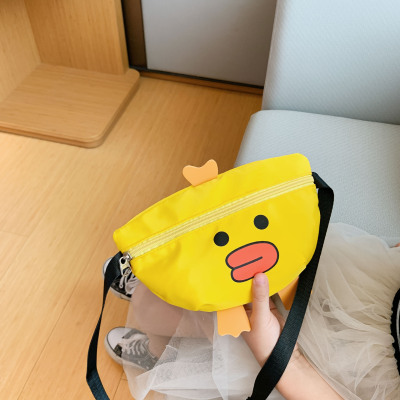 New Children's Nylon Bag Female 2020 Summer New Cartoon Cute All-Match Fashion Trendy Shoulder Crossbody Chest Bag