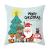 Cartoon Christmas Dog Car Design PillowCase Holiday Home decoration Office Car cushion Headrest Cover