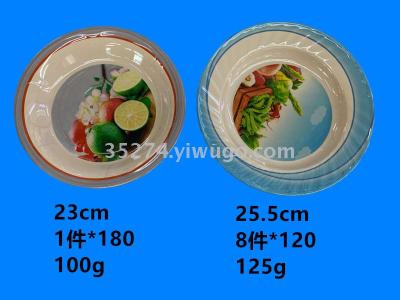 Melamine tableware Melamine plate a large number of Napalm Tableware spot stocks run the river's lake to set up hot styles
