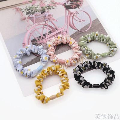 South Korean version of ins web celebrity hair rope British pear small chrysanthemum large intestine circle girl pig large intestine ball head rubber band head rope