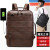 Leisure sports bag PU backleather backpacks backpacks travel business men carry-on bags