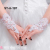 New European and American wedding dress gloves master master gloves lace master gloves -in diamond fingerless mesh short gloves