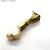 Factory Direct Sales Curtain Rod Bracket Golden Single Bracket Furniture Hardware Accessories