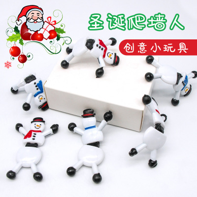 Christmas Gift Snowman Wall Climber Sticky Spider Man Tilting Villain Children Stress Relief Toy