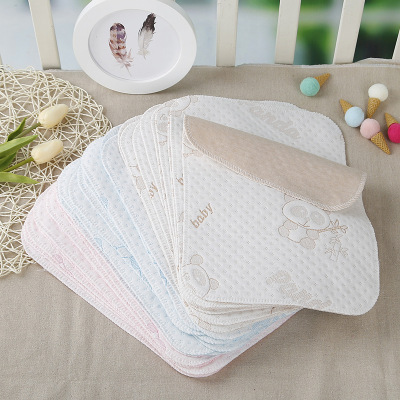 Factory Direct Sales Baby Cotton Compartment Urine Pad Baby Colored Cotton Urine Pad Baby Diapers Waterproof Breathable Washable Double-Sided Available