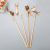 Pet Supplies Natural Wooden Sisal Mouse Head Bird Cat Toy with Bell Cat Playing Rod Wooden Stick Pet Toy