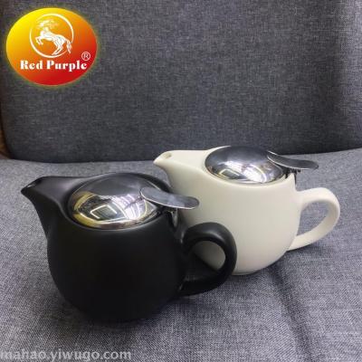 Ceramic coffee filter teapot