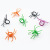 Simulation Spider Ring Plastic Closed Halloween Dress up Party Props Ghost Festival Spoof Trick Toy