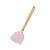 New creative marblebeech handle food grade silicone kitchen utensils and cooking spoon series