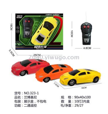 Yiwu small goods stalls wholesale children's toys two remote control car 323-1