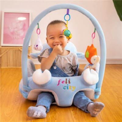 Baby Learning to Make Sofa Learning to Sit Artifact Training Chair Plush Baby Single Sofa Multifunctional Drop-Resistant Seat