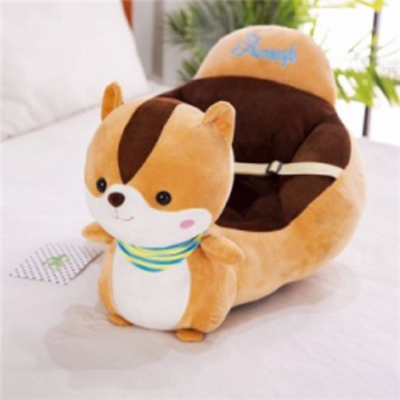 New Creative Cartoon Baby Pedology Sitting Sofa Baby Learning Seat Plush Toy Drop-Resistant Small Sofa