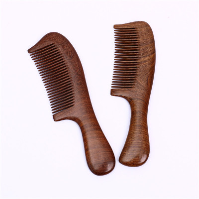 High - grade natural solid wood log take home portable head meridian massage comb a comb comfortable feel