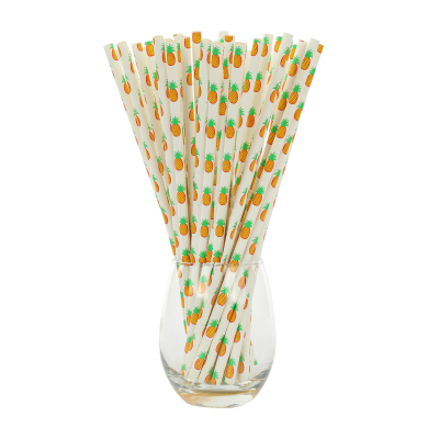 Eco Drinking Cocktail Food Grade 100% Biodegradable Disposable paper straws
