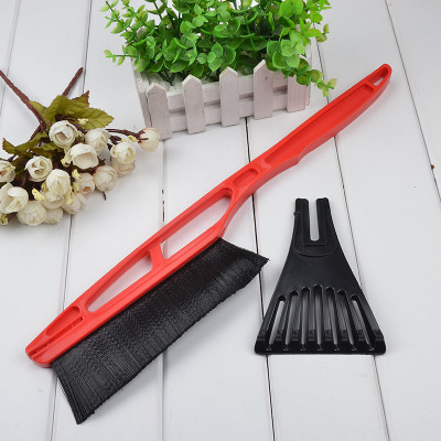 Car Supplies Winter Two-in-One Long Handle Brush Icing Spatula Car Snow Plough Shovel Wholesale