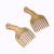 Natural Green Ebony Eight Comb tooth gear Shaper Dish hair comb Comfortable massage Comb Unique Design