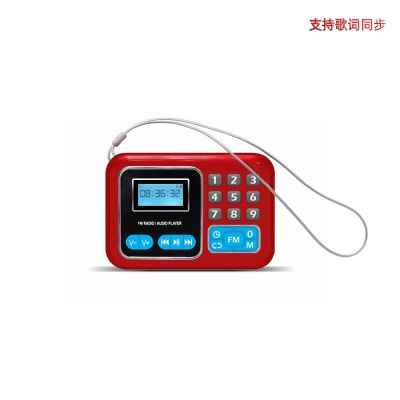 Jinzheng Zk821 Card Small Speaker Radio Elderly Walkman Music Player Audio with Lyrics Display