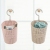 W16-2008 Multi-Purpose Mini Plastic Rattan Cradle with Hook Kitchen Bathroom Sundries Storage Storage Hanging Basket