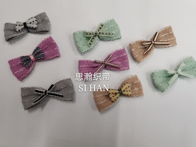 Winter and Autumn Leggings Color Matching Bow. Barrettes Hair Bow, Cuff Gloves Accessories Bow