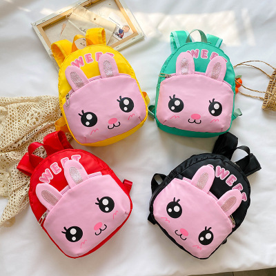 Children's Bag  New Cartoon Cute Little Rabbit Anti-Lost Backpack Kindergarten Schoolbag Baby Backpack