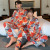 New Spring Couples Leisure and comfortable Ladies long sleeve men's silk home wear large size suit