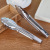 9-Inch Stainless Steel Bread Clip Barbecue Food Clip Multi-Functional Kitchen Household Food Clip Buffet Clip
