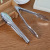 9-Inch Stainless Steel Bread Clip Barbecue Food Clip Multi-Functional Kitchen Household Food Clip Buffet Clip