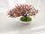 Artificial flower artificial flower plastic pot bent bar green plant bonsai decoration living room bedroom